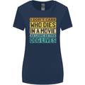 As Long as the Dog Lives Funny Movie Womens Wider Cut T-Shirt Navy Blue