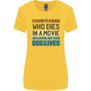 As Long as the Dog Lives Funny Movie Womens Wider Cut T-Shirt Yellow