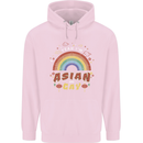 Asian and Gay Funny Gaysian LGBT Pride Childrens Kids Hoodie Light Pink