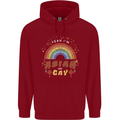 Asian and Gay Funny Gaysian LGBT Pride Childrens Kids Hoodie Red
