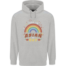 Asian and Gay Funny Gaysian LGBT Pride Childrens Kids Hoodie Sports Grey
