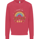 Asian and Gay Funny Gaysian LGBT Pride Kids Sweatshirt Jumper Heliconia