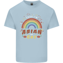 Asian and Gay Funny Gaysian LGBT Pride Kids T-Shirt Childrens Light Blue
