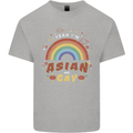 Asian and Gay Funny Gaysian LGBT Pride Kids T-Shirt Childrens Sports Grey