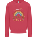 Asian and Gay Funny Gaysian LGBT Pride Mens Sweatshirt Jumper Heliconia