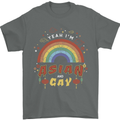 Asian and Gay Funny Gaysian LGBT Pride Mens T-Shirt 100% Cotton Charcoal