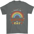 Asian and Gay Funny Gaysian LGBT Pride Mens T-Shirt 100% Cotton Charcoal