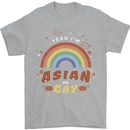 Asian and Gay Funny Gaysian LGBT Pride Mens T-Shirt 100% Cotton Sports Grey