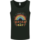 Asian and Gay Funny Gaysian LGBT Pride Mens Vest Tank Top Black