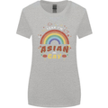 Asian and Gay Funny Gaysian LGBT Pride Womens Wider Cut T-Shirt Sports Grey