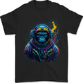 Astro Kong Spaceman Ape Astronaut Mens T-Shirt 100% Cotton Black