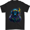 Astro Kong Spaceman Ape Astronaut Mens T-Shirt 100% Cotton Black