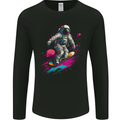 Astro Skater Astronaut Skateboarding Space Mens Long Sleeve T-Shirt Black