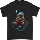 Astronaut Gamer Fantasy Gaming Planets Space Mens T-Shirt 100% Cotton Black