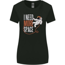 Astronaut I Need More Space Spaceman Womens Wider Cut T-Shirt Black