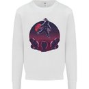 Astronaut Santa & Aliens Christmas Planets Xmas Kids Sweatshirt Jumper White