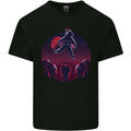 Astronaut Santa & Aliens Christmas Planets Xmas Kids T-Shirt Childrens Black