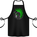 Athena Warrior With a Snake Greek Mythology Cotton Apron 100% Organic Black