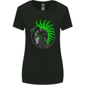Athena Warrior With a Snake Greek Mythology Womens Wider Cut T-Shirt Black