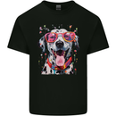 Atistic Dalmation Dog Kids T-Shirt Childrens Black