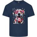 Atistic Dalmation Dog Kids T-Shirt Childrens Navy Blue