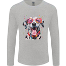 Atistic Dalmation Dog Mens Long Sleeve T-Shirt Sports Grey