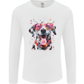 Atistic Dalmation Dog Mens Long Sleeve T-Shirt White