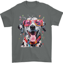 Atistic Dalmation Dog Mens T-Shirt 100% Cotton Charcoal