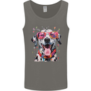 Atistic Dalmation Dog Mens Vest Tank Top Charcoal