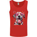 Atistic Dalmation Dog Mens Vest Tank Top Red