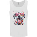 Atistic Dalmation Dog Mens Vest Tank Top White