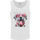 Atistic Dalmation Dog Mens Vest Tank Top White