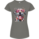 Atistic Dalmation Dog Womens Petite Cut T-Shirt Charcoal