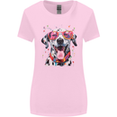 Atistic Dalmation Dog Womens Wider Cut T-Shirt Light Pink