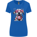 Atistic Dalmation Dog Womens Wider Cut T-Shirt Royal Blue