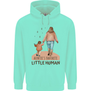 Aunties Favourite Human Funny Niece Nephew Childrens Kids Hoodie Peppermint