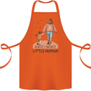 Aunties Favourite Human Funny Niece Nephew Cotton Apron 100% Organic Orange