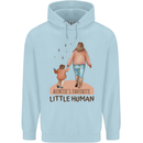 Aunties Favourite Human Funny Niece Nephew Mens 80% Cotton Hoodie Light Blue