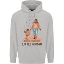 Aunties Favourite Human Funny Niece Nephew Mens 80% Cotton Hoodie Sports Grey