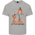Aunties Favourite Human Funny Niece Nephew Mens Cotton T-Shirt Tee Top Sports Grey