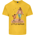 Aunties Favourite Human Funny Niece Nephew Mens Cotton T-Shirt Tee Top Yellow