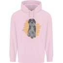 Aussie Doodle Childrens Kids Hoodie Light Pink