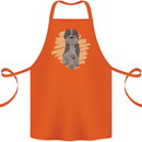 Aussie Doodle Cotton Apron 100% Organic Orange