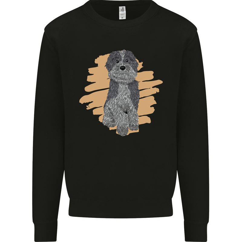 Aussie Doodle Kids Sweatshirt Jumper Black