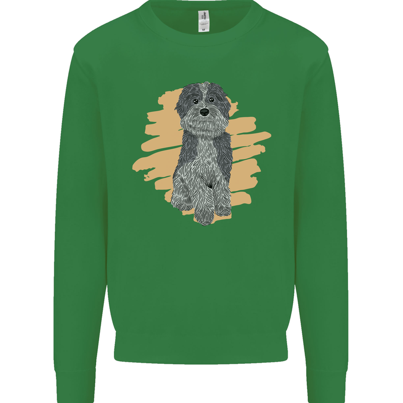 Aussie Doodle Kids Sweatshirt Jumper Irish Green