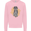 Aussie Doodle Kids Sweatshirt Jumper Light Pink