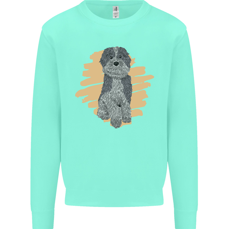 Aussie Doodle Kids Sweatshirt Jumper Peppermint