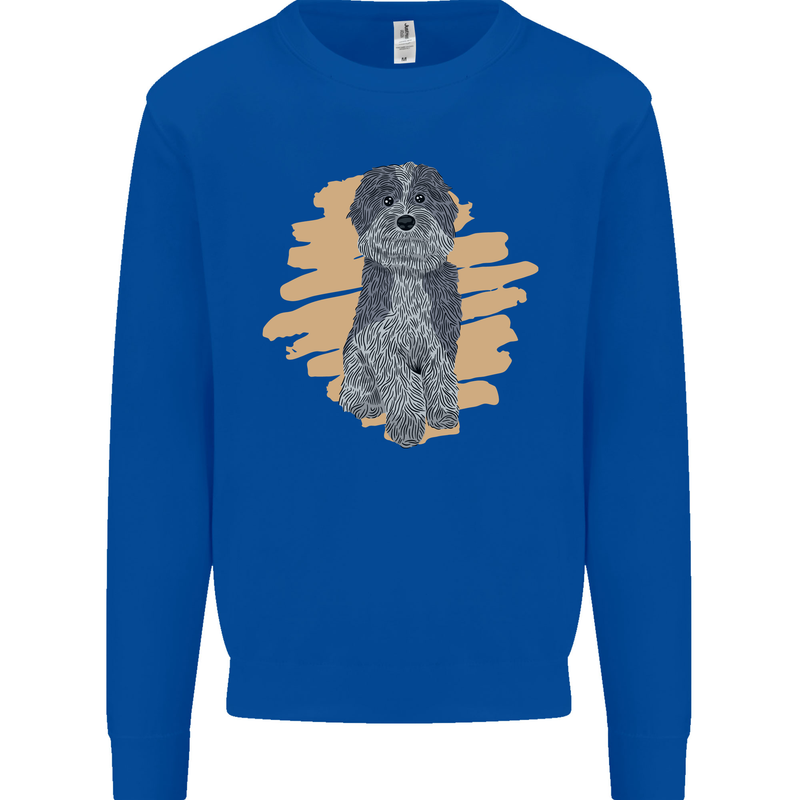 Aussie Doodle Kids Sweatshirt Jumper Royal Blue