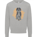 Aussie Doodle Kids Sweatshirt Jumper Sports Grey