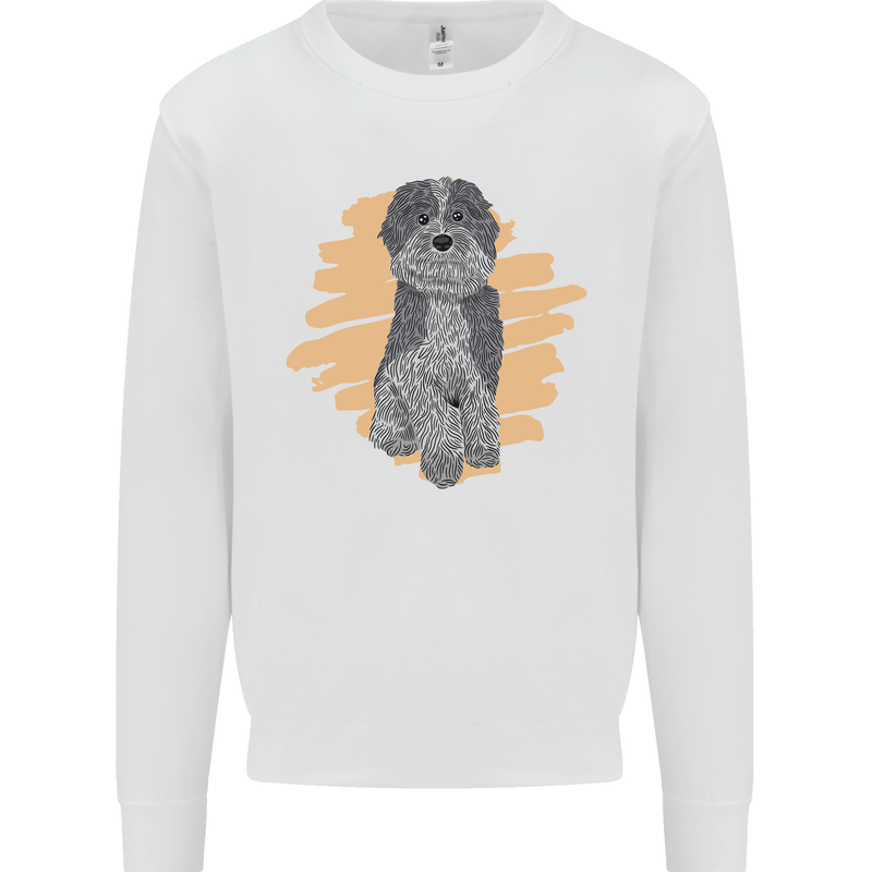 Aussie Doodle Kids Sweatshirt Jumper White